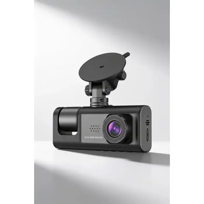 Ön Arka İç Kayıtlı 3 Kameralı Araç İçi Kamera Full HD Oto Kamera