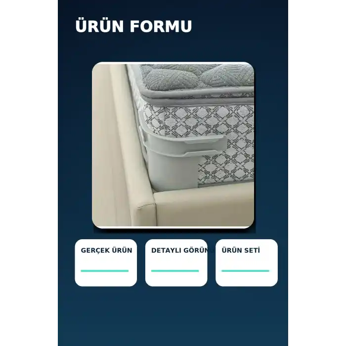 Gri Plastik Yatak Sabitleme Klipsi - Kaymaz Yatak Tutucu, Yatak Çerçevesine Sabitleme Aparatı