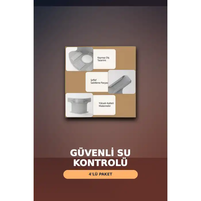 4lü Şeffaf Kaymaz Çarşaf ve Yorgan Sabitleyici - Dişli Tutucu ile Pratik Çözüm