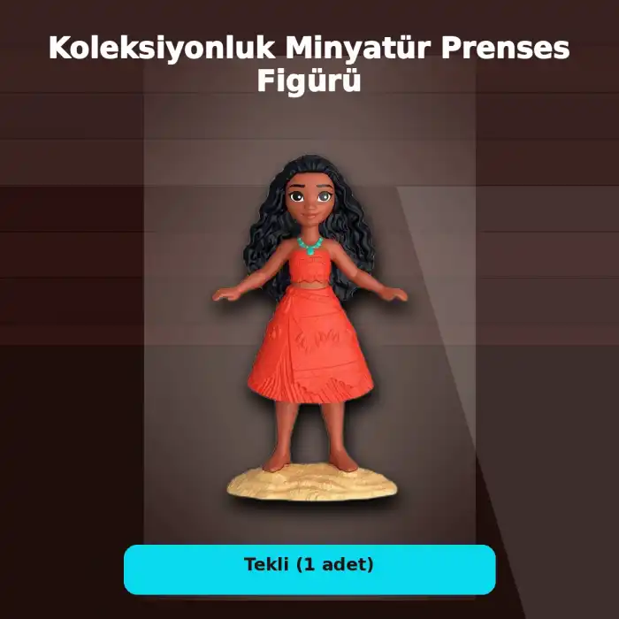 Disney Prenses Koleksiyonluk Minyatür Heykelcik 7 cm Boyunda Tekli Figür Oyuncağı
