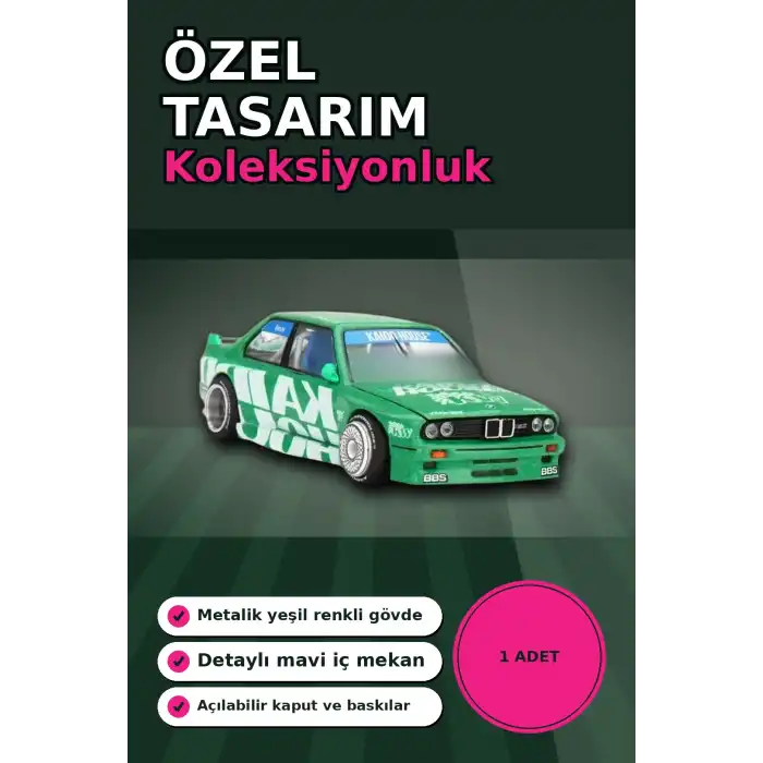 1/64 Diecast BMW M3 Kaido Works V2 Model Araba - KaidoHouse Koleksiyon Serisi, Tekli Paket BX-313326