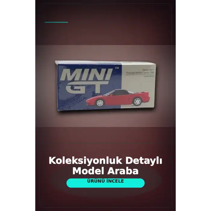 Senna Anma 1/64 Ölçek Honda NSX Prototip 1989 Diecast Model Araba, Koleksiyonluk BX-313328