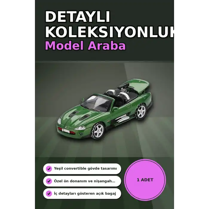 Blister Ambalajlı 1/64 Ölçek Jaguar XKR Model Araba - Diecast Koleksiyon Oyuncağı BX-313357