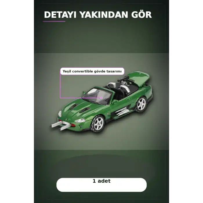 Blister Ambalajlı 1/64 Ölçek Jaguar XKR Model Araba - Diecast Koleksiyon Oyuncağı BX-313357