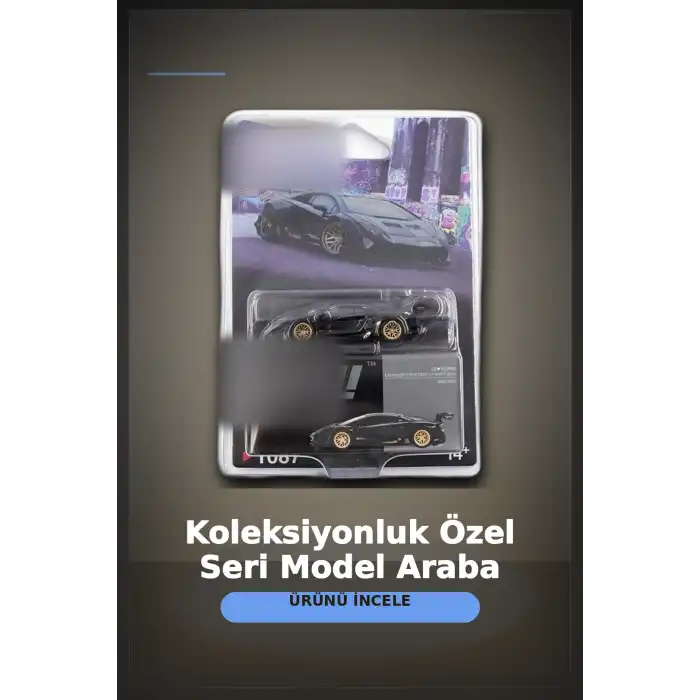 Metal Gövdeli 1/64 Ölçek Lamborghini Aventador Model Araba - Koleksiyonluk Tekli Paket BX-313363