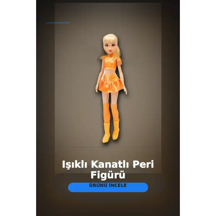 Işıklı Kanatlı 27 cm Winx Peri Figürü - Tekli Paket (Rastgele Model Gönderilir) BX-313392
