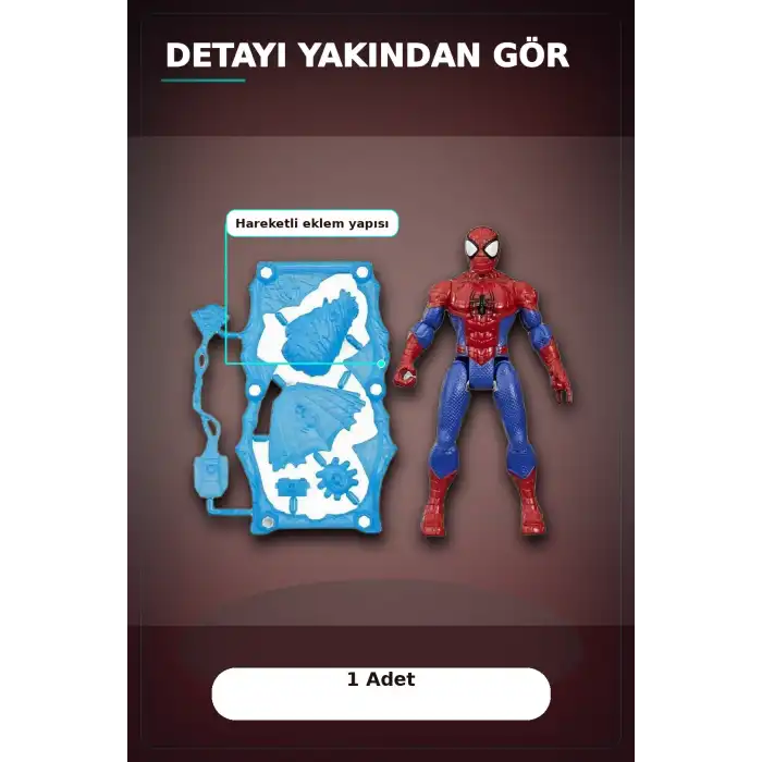 Marvel Spider-Man ActionVerse 12 cm Aksiyon Figürü - Hareketli Eklem ve Aksesuarlı Süper Kahraman Oyun Seti