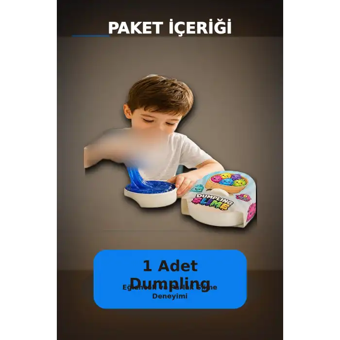 Yumuşak Dokulu 170gr Dumpling Slime Oyun Jeli Stres Önleyici Çocuk Aktivite Hamuru BX-313397