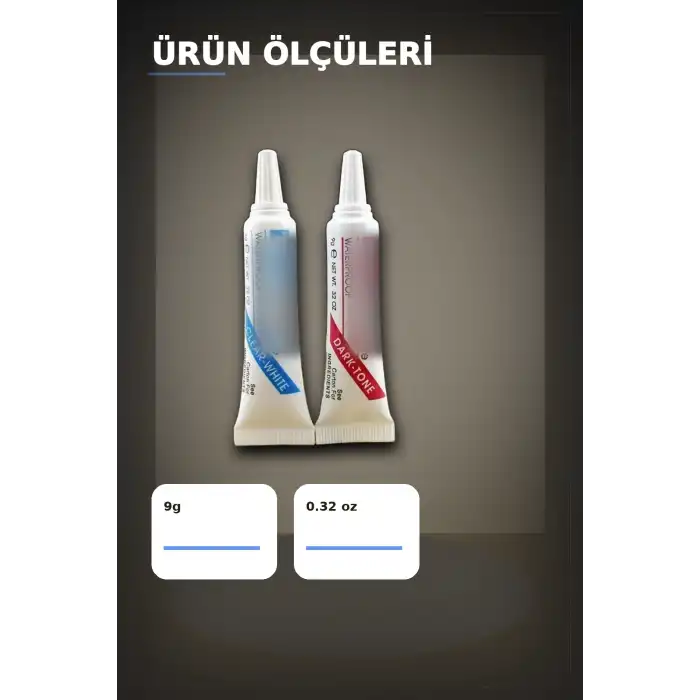 Kirpik Yapistirici Beyaz Ve Siyah Ikili Set - 2 Adet, Takma Kirpik Yapistiricisi BX-313427