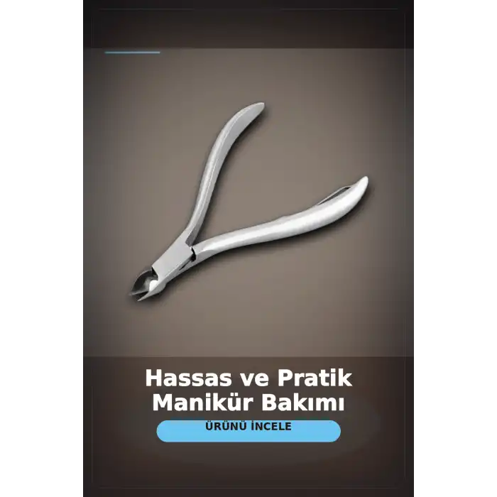 Sivri Uçlu 9.5 cm Çelik Tırnak Eti Pens - Manikür Aleti, Kişisel Bakım BX-313431