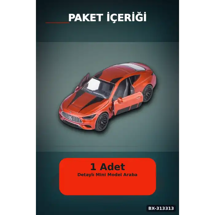 Resmi Lisanslı 7.5 cm Mercedes-AMG Mini Model Araba - 1 Adet, Koleksiyonluk Oyuncak BX-313313