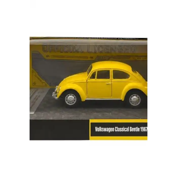 Klasik Volkswagen Beetle Diecast Model Araba 1/32 Ölçekli Koleksiyonluk BX-313419