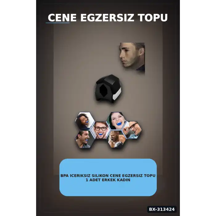 BPA Iceriksiz Silikon Cene Egzersiz Topu 1 Adet Erkek Kadin Cene Kaslari Icin BX-313424