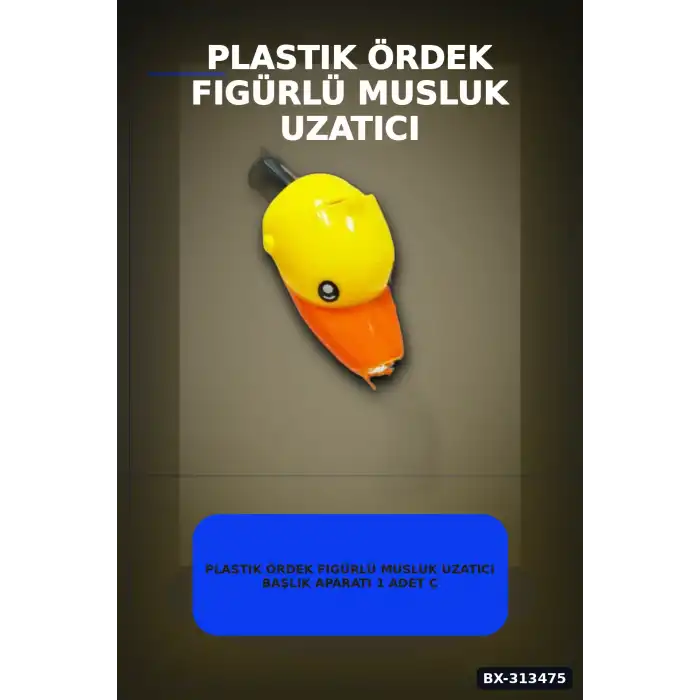 Plastik Ördek Figürlü Musluk Uzatıcı Başlık Aparatı 1 Adet Çocuk El Yıkama BX-313475