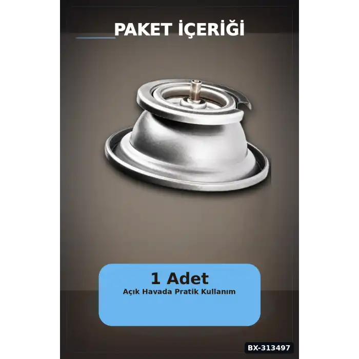 Valfli Standart 220 g Kamp Ocağı Kartuşu - 1 Adet Taşınabilir Doğa Gazı BX-313497