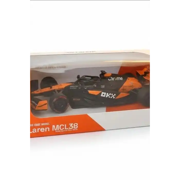 1:32 Lisanslı McLaren F1 Metal Model Araba - Çek Bırak Oyuncak, Hediye BX-313506