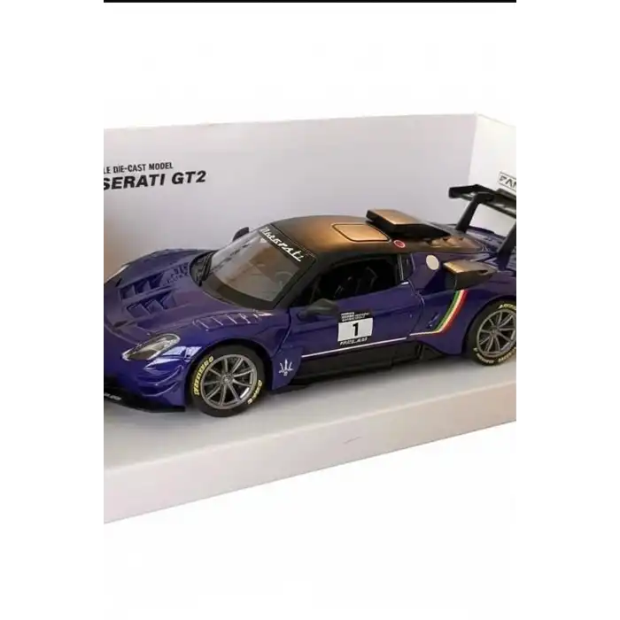 1:32 Ölçekli Maserati GT2 Çek Bırak Araba - Lisanslı Model, 1 Adet Oyuncak Araba BX-313507