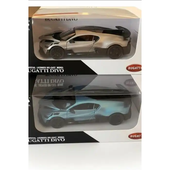 1:32 Ölçek Bugatti Divo Metal Diecast Model Araba - Çek Bırak Özellikli, Lisanslı BX-313508