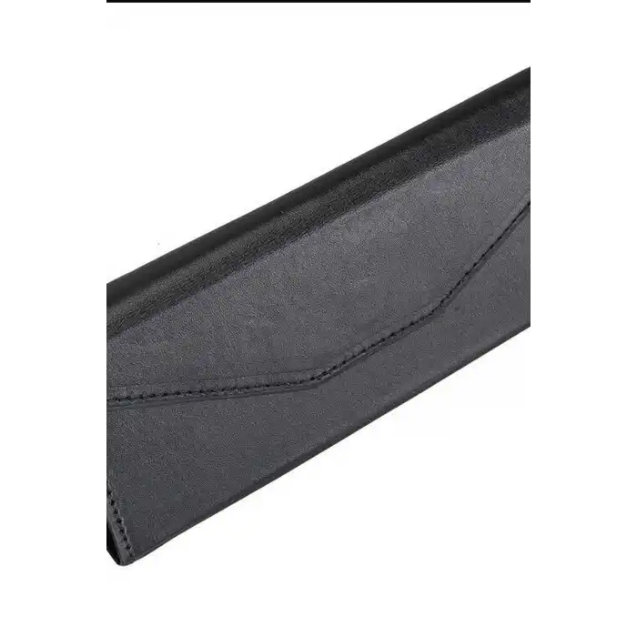 El Işi Hakiki Deri Siyah Gözlük Kılıfı 15.5x6 Cm Erkek Kadın Hediyelik BX-313514