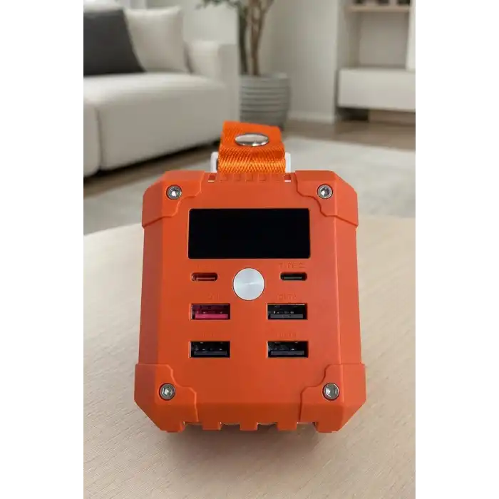 Dijital Ekranli 60000mAh 4 Kablolu Powerbank 22.5W Hizli Sarj Coklu Cikisli BX-313568