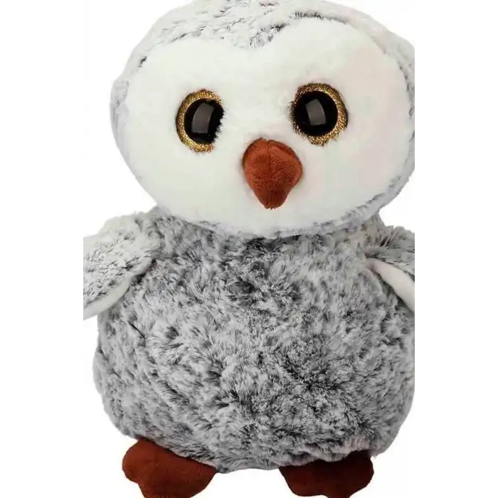 30 cm Peluş Baykuş Oyuncak - Yumuşak Dolgulu, Elde Yıkanabilir, Kahverengi-Siyah Seçenekli BX-313545