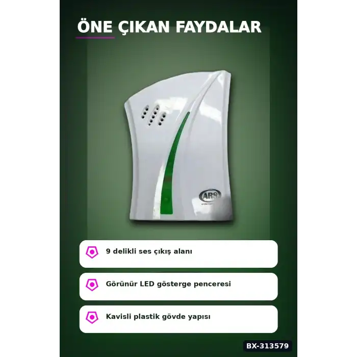 12 Volt Buzzer Sesli Kapı Zili Bx40 Tekli Paket - Düşük Voltajlı Kapı Zili BX-313579
