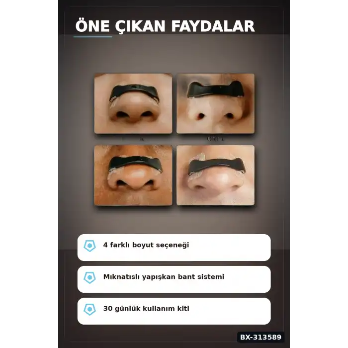 Farklı Boylarda Burun Açıcı Dilatör Seti - Horlama Önleyici Starter Kit BX-313589