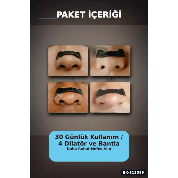 Farklı Boylarda Burun Açıcı Dilatör Seti - Horlama Önleyici Starter Kit BX-313589