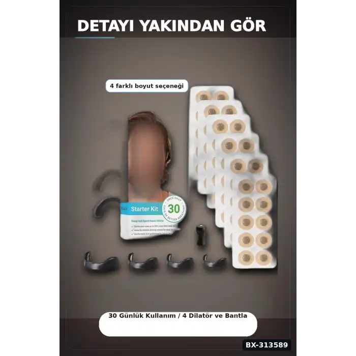 Farklı Boylarda Burun Açıcı Dilatör Seti - Horlama Önleyici Starter Kit BX-313589