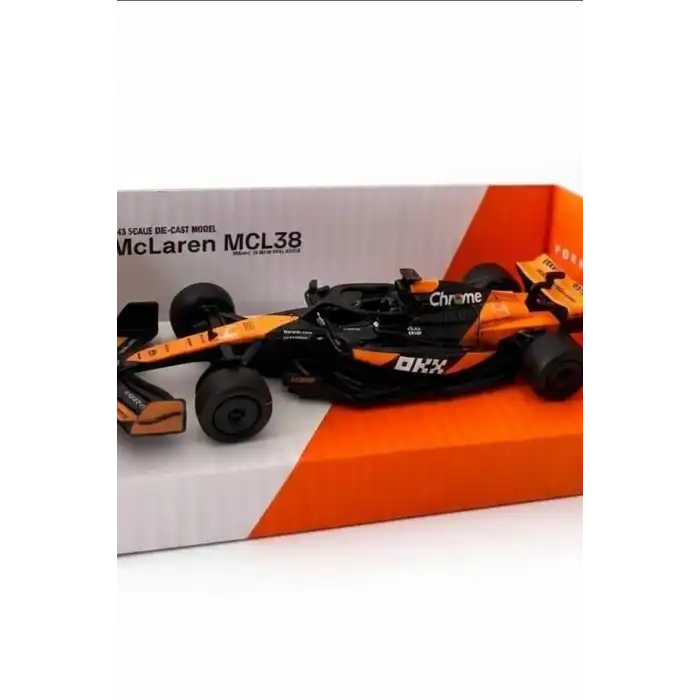 Metal Diecast 1:43 McLaren F1 Çek Bırak Araba - Lisanslı Model, Koleksiyonluk Oyuncak BX-313634