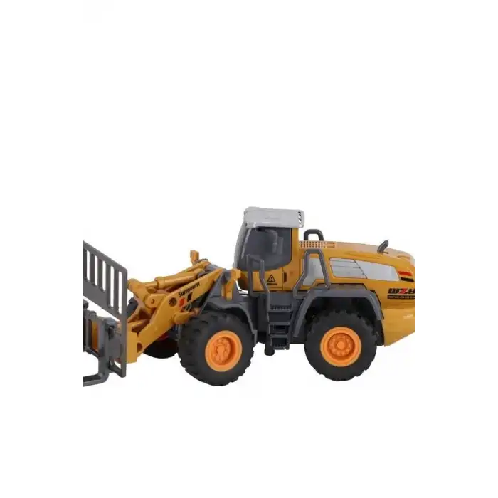 Hareketli Kepçe Kolu 14 cm Metal Iş Makinesi - 3+ Yaş Inşaat Araç Seti BX-313643