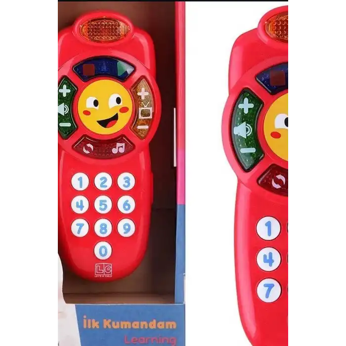 Işıklı Sesli 30+ Şarkılı Bebek Kumanda Oyuncak - 1 Adet, 6-36 Ay Eğitici Oyun BX-313651