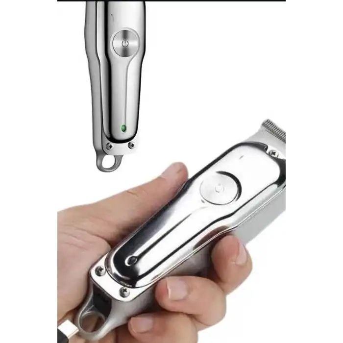 Paslanmaz Çelik 3 Taraklı Saç Sakal Düzeltici Tıraş Makinesi Seti, Şarjlı Taşınabilir BX-313684