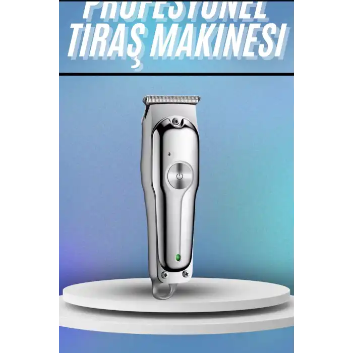 Turbo Hızlı 600 mAh Lityum Pil Saç Sakal Tıraş Makinesi - 3 Taraklı Kablosuz BX-313688