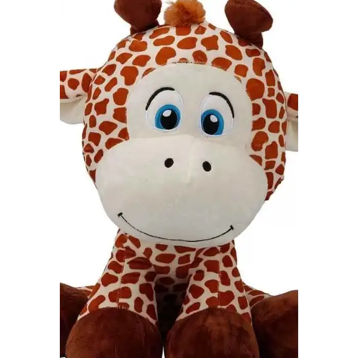 35 Cm Oturan Zürafa Peluş Oyuncak - Yumuşak Dolgulu, Bebek ve Çocuk Odası İçin BX-313538