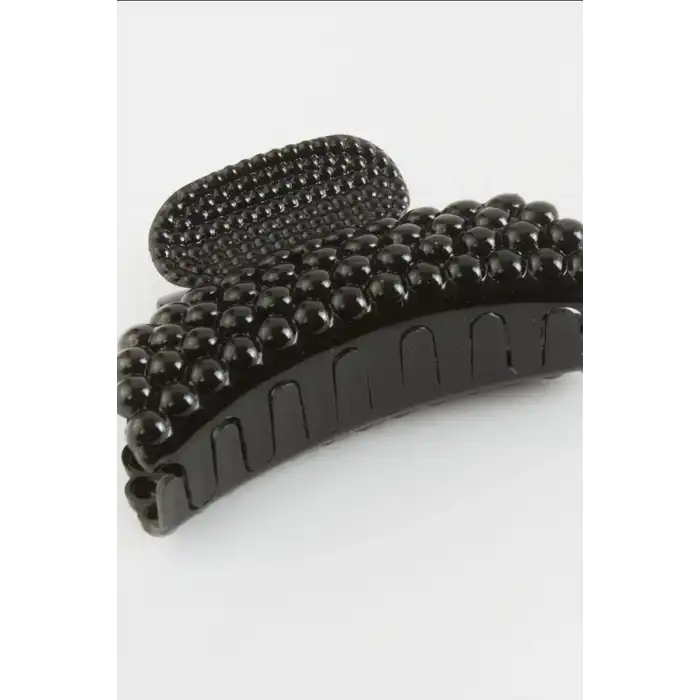 Sert Plastik Oval Mandal Saç Tokası 6 Cm - 1 Adet Günlük Kullanım İçin BX-313721