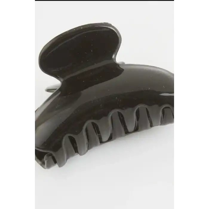 Sert Plastik 6 cm Düz Mandal Saç Tokası - Tekli Paket, Günlük Kullanım BX-313722