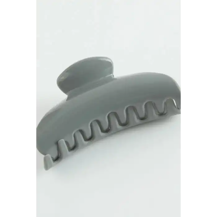 Plastik Oval Mandal Saç Tokası 8 Cm Sert Malzeme 1 Adet Asorti Renk Kullanım BX-313723