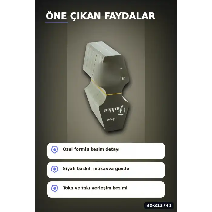 Kraft Mukavva Kolye Toka Kartı 200 Adet 5.5x14 cm Takı Askılık Düzenleyici BX-313741