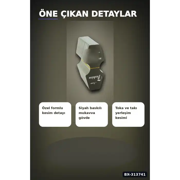 Kraft Mukavva Kolye Toka Kartı 200 Adet 5.5x14 cm Takı Askılık Düzenleyici BX-313741