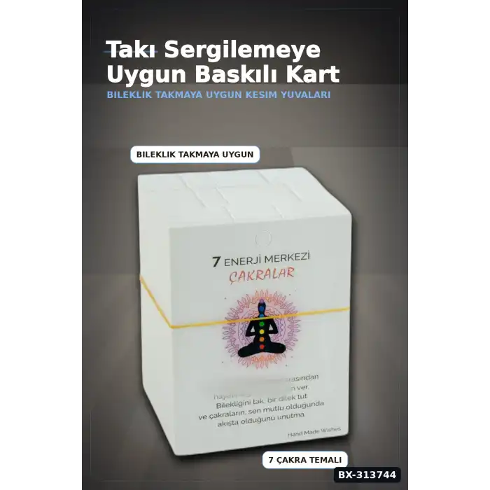 Mukavva Bileklik Kartı 8x10 cm 200 Adet Balya Takı Etiketi Organizer Aksesuarı BX-313744