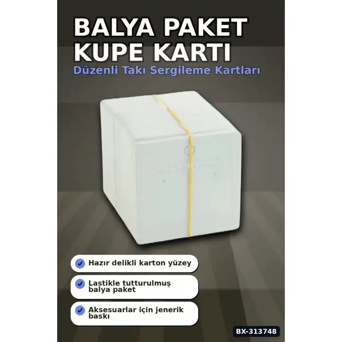 7x7 cm Küpe Kartı 100 Adet Balya Paket Takı Sergileme Kartonu Perakende Toptan BX-313748