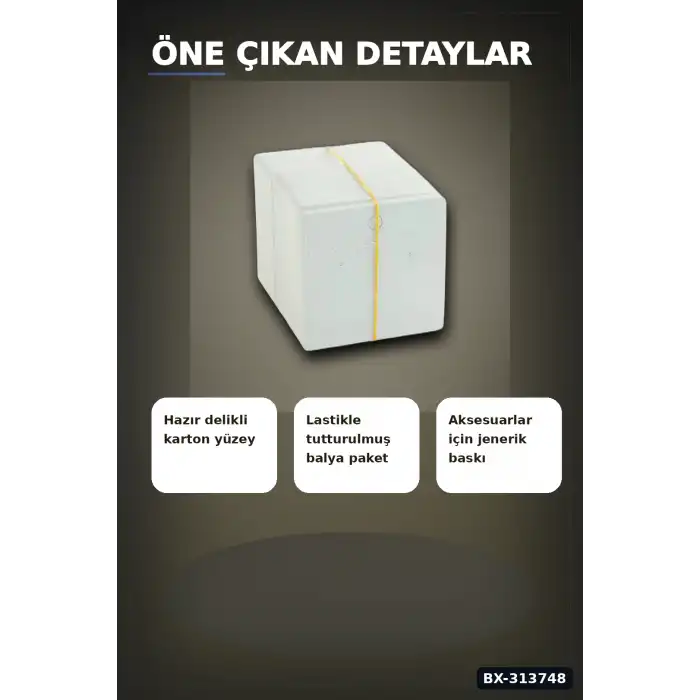 7x7 cm Küpe Kartı 100 Adet Balya Paket Takı Sergileme Kartonu Perakende Toptan BX-313748