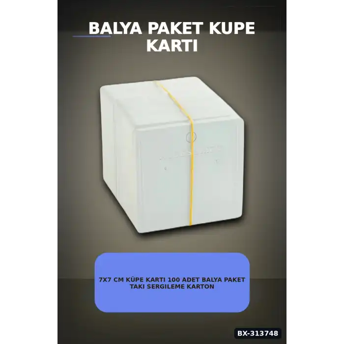 7x7 cm Küpe Kartı 100 Adet Balya Paket Takı Sergileme Kartonu Perakende Toptan BX-313748