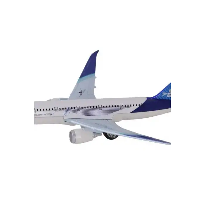 23cm Sesli Metal Çek Bırak Uçak Oyuncak - Kutulu Tekli Paket, Çocuk Hediyesi BX-313789