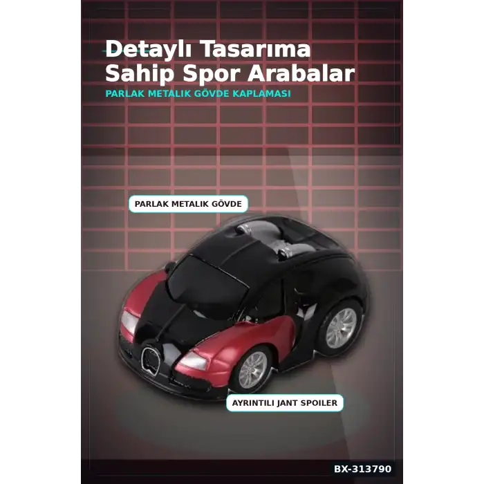 6 Cm Mini Metal Çek Bırak Araba Oyuncak - Küçük Boy Araç Koleksiyon Hediyesi BX-313790