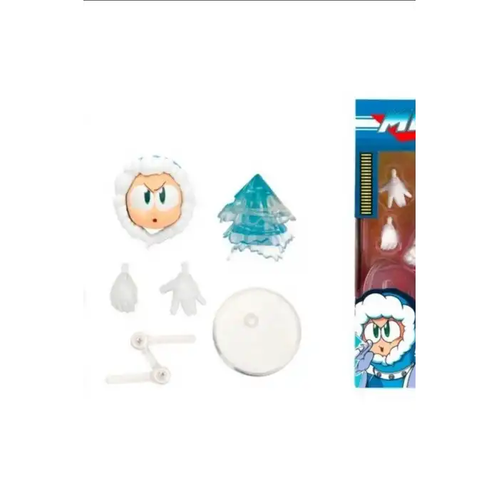 1:12 Olcekli Capcom Lisansli Ice Man Aksiyon Figuru - 16 Hareketli Eklemli Robot Master BX-313801