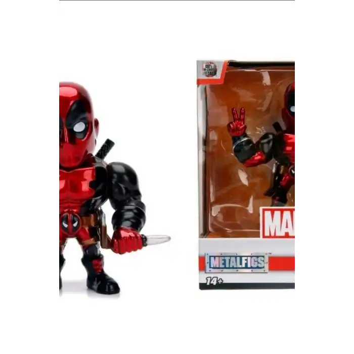 10 Cm Die-Cast Deadpool Figürü - Marvel Lisanslı Metal Koleksiyon Parçası BX-313803