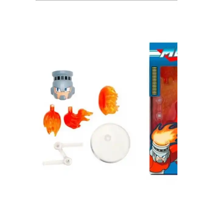 16 Nokta Hareketli Eklemli Fire Man Aksiyon Figürü 1:12 Ölçek, Capcom Lisanslı Koleksiyon BX-313805