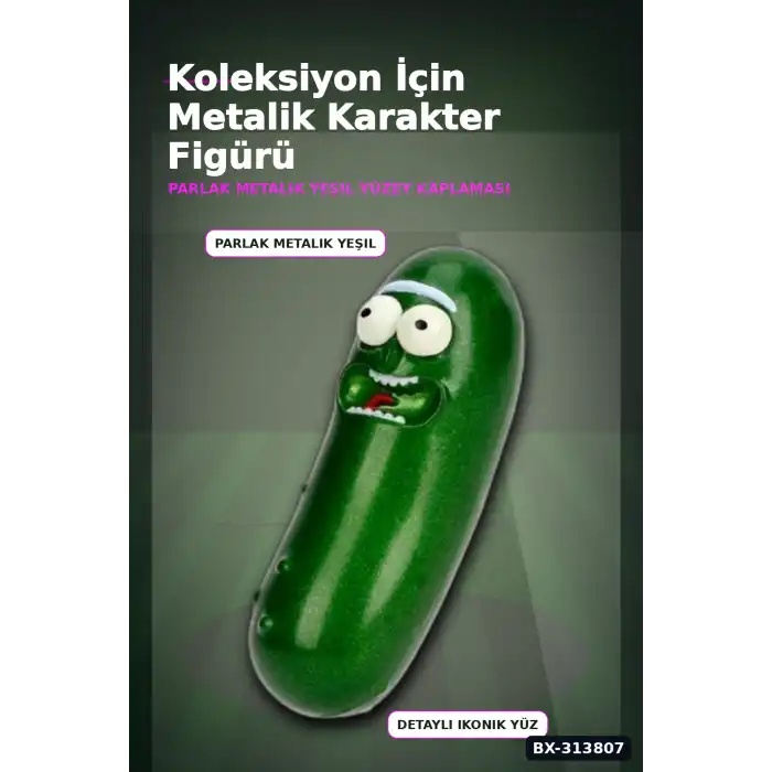 6.5 Cm Die-Cast Metal Rick And Morty Nano Koleksiyon Figuru 1 Adet Rastgele BX-313807